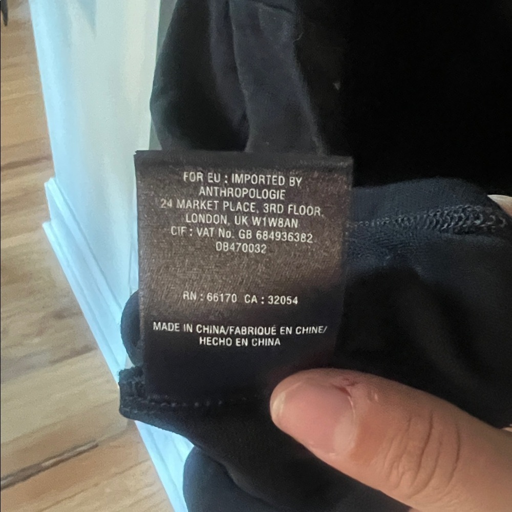 Anthropologie Deletta Black Top with Silver Accents - Picture 7 of 7